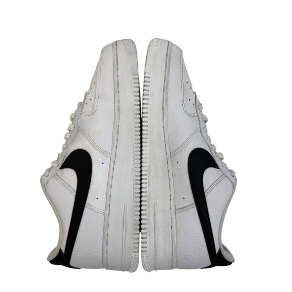 Mens 12 Nike Air Force 1  Low White/Black Sneakers Athletic CT2302-100 GUC main image 15